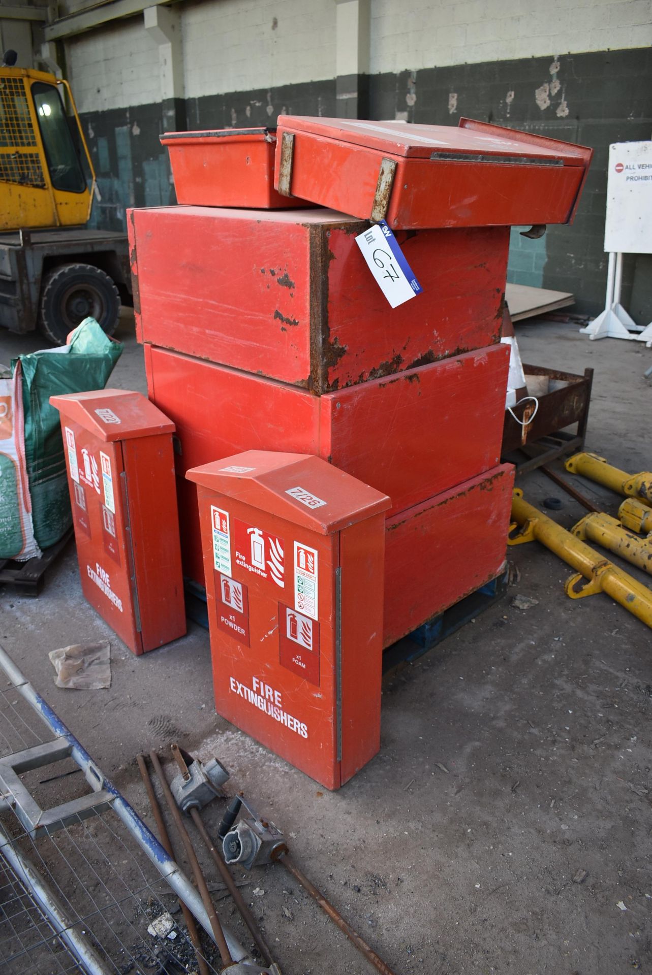 Fire Extinguisher Boxes & Steel Cabinets, as set outPlease read the following important notes:-