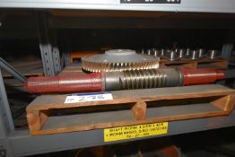 Shaft: Worm: And Worm Wheel (part non-ferrous) (79-27-031/ Bay 20) (please note this lot is part