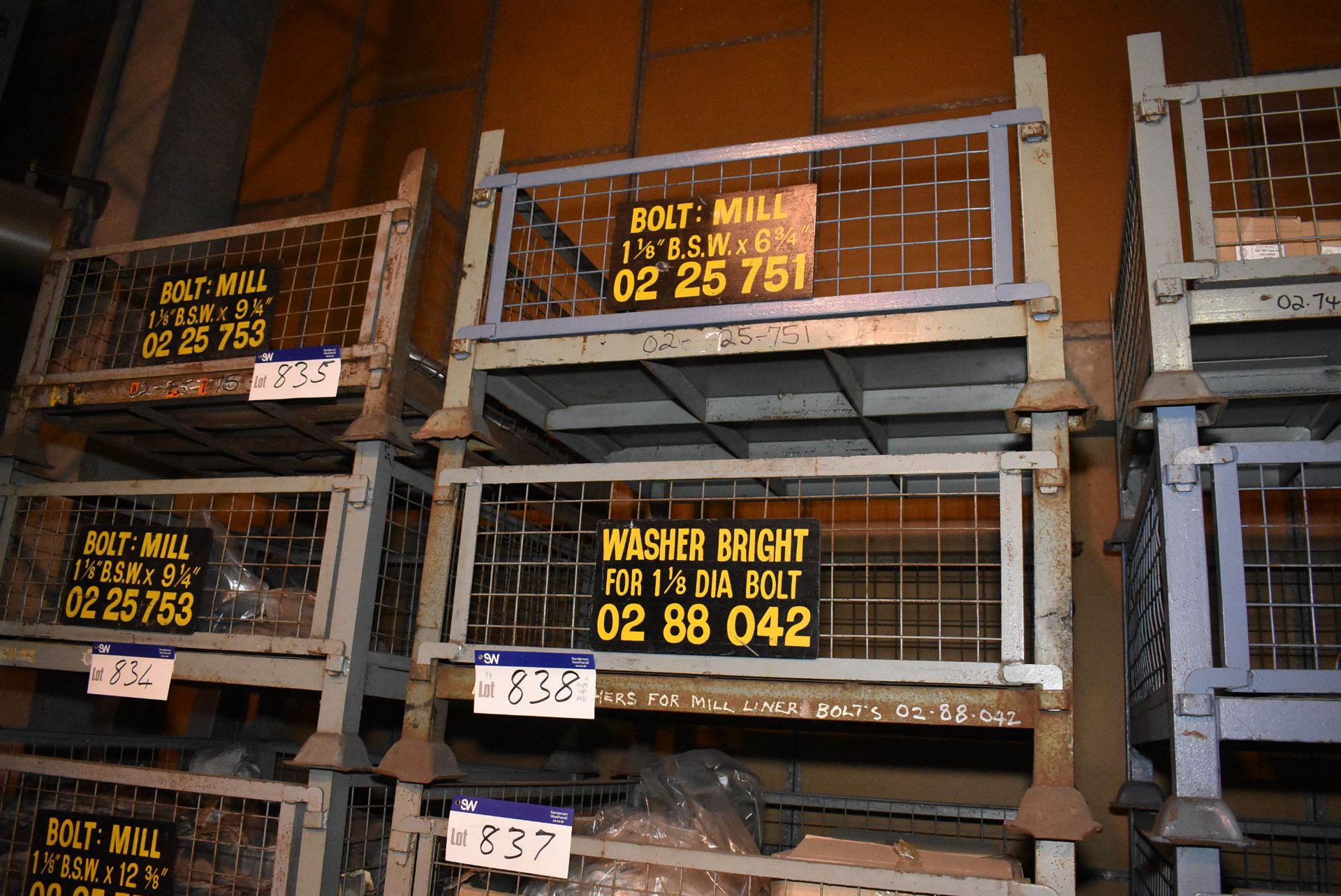Four Empty Cage Pallets, each approx. 1m x 1m 400mm deep (please note this lot is part of