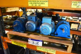 Six Assorted Induction Motors/ Gearboxes (45-07-031 & 45-07-036) FP016 (please note this lot is part