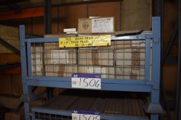 Quantity of Boxes of Wear Resistant Tiles, with steel stillage (84-15-081) FP302 (please note this
