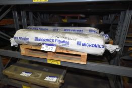 Three Micronics Filtration Fabric Filter Bags, ref. no. 847/5772B (74-34-014) MS-MP024 (please