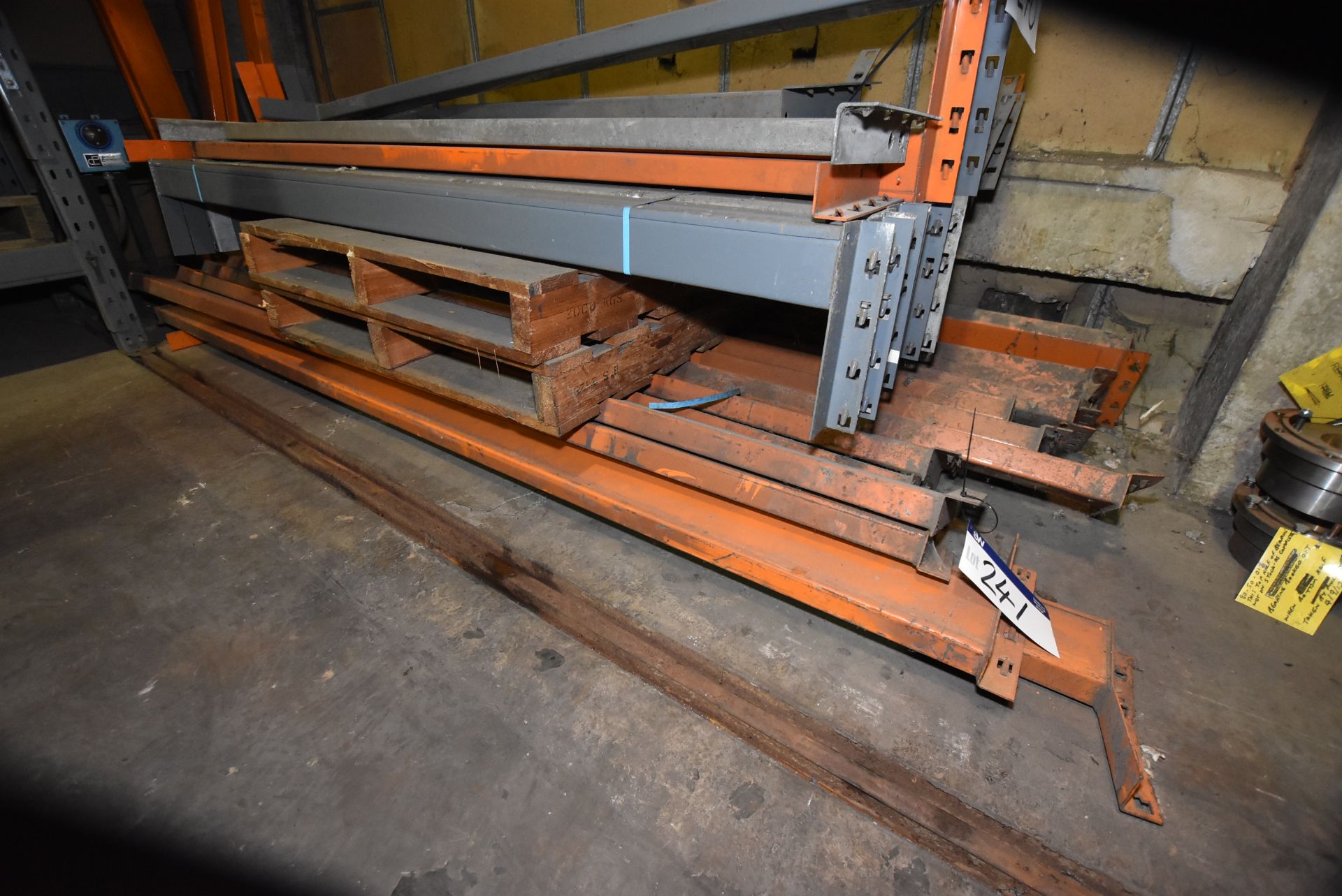 Approx. 14 Pallet Racking Beams, each approx. 2.7m long (please note this lot is part of combination