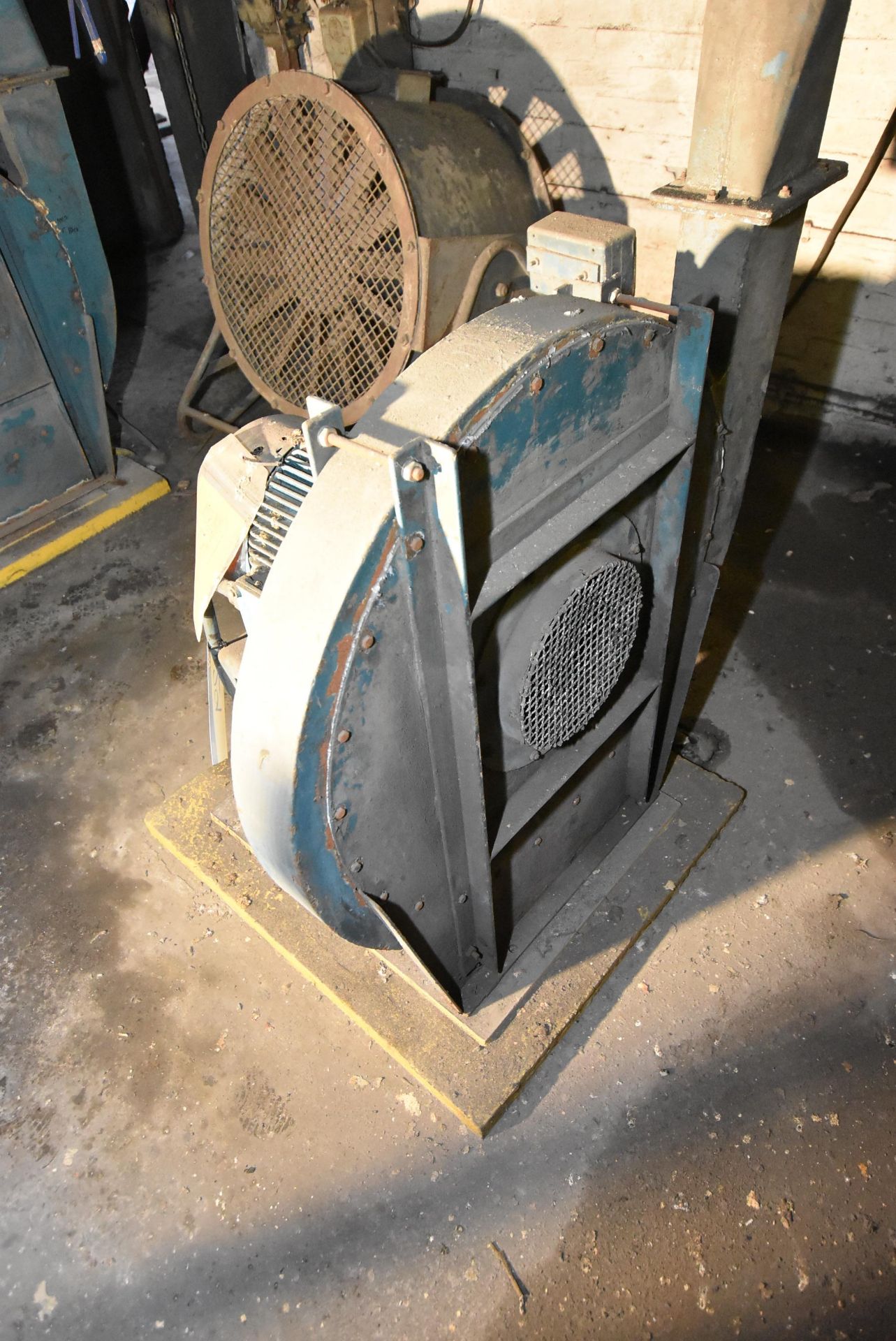 Steel Cased Centrifugal Fan, approx. 850mm dia., with electric motor drivePlease read the - Image 2 of 3