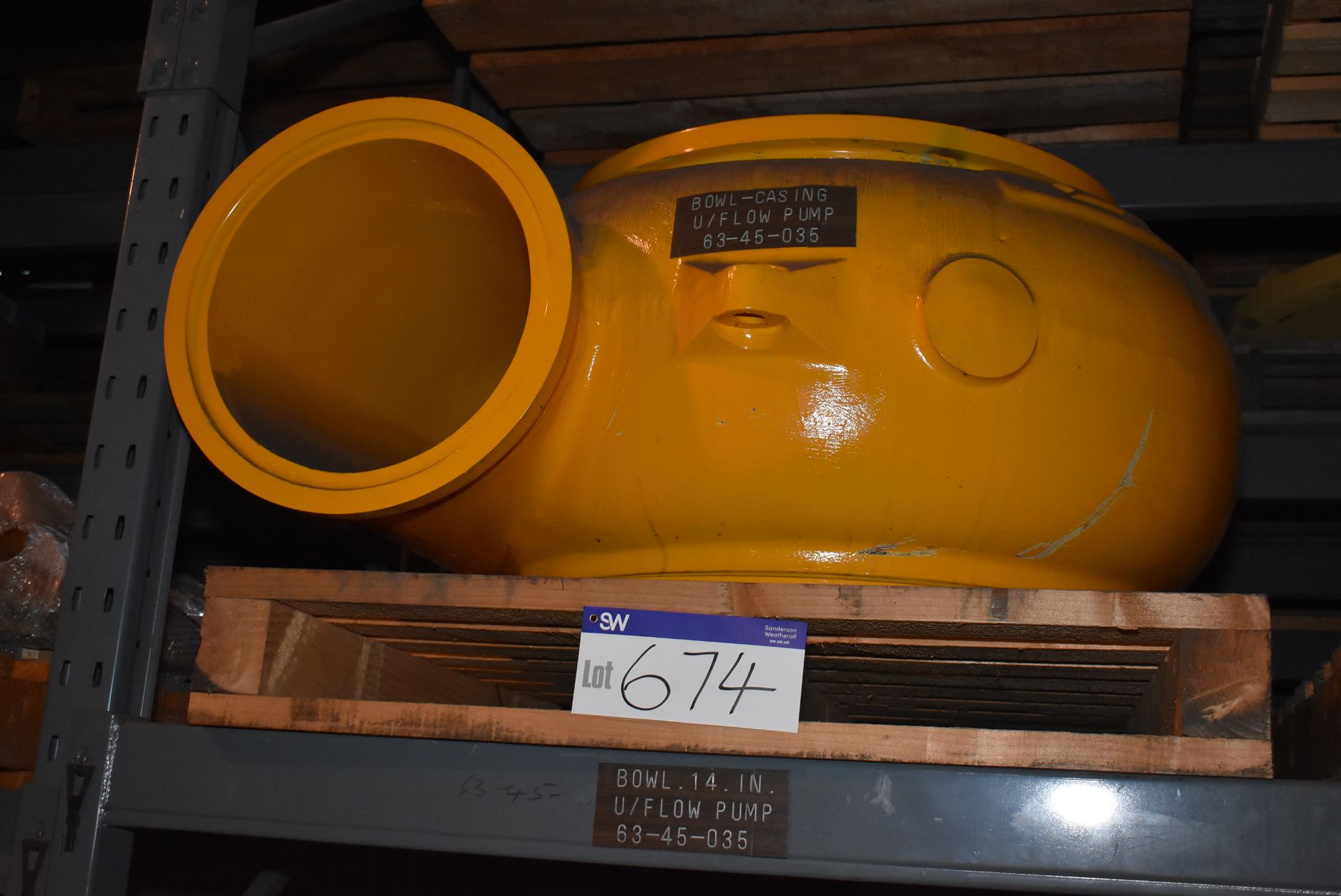 14in. U/Flow Pump Ball (63-45-035) MS-MP063 (please note this lot is part of combination lot 1507)