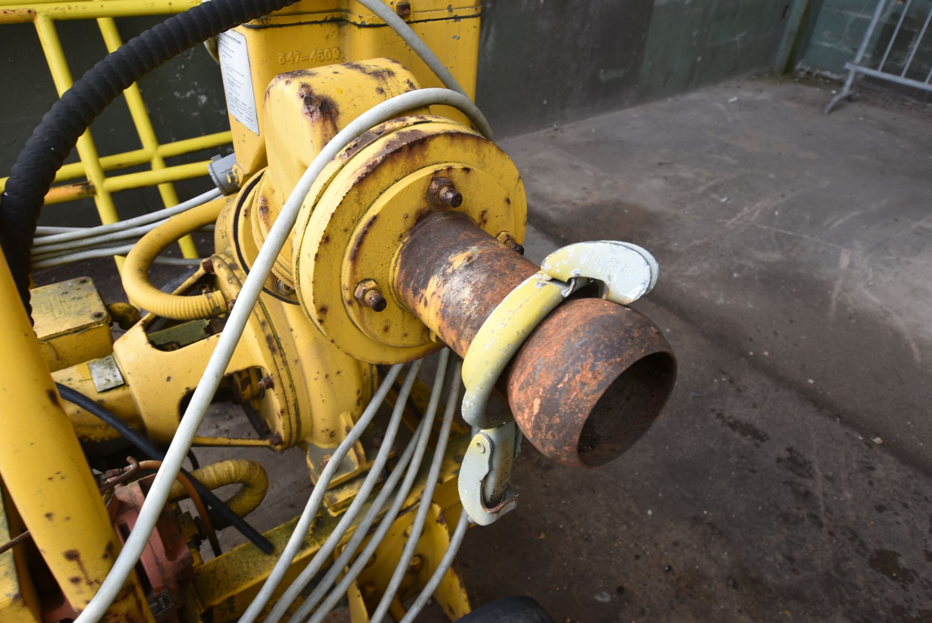 Sykes Twin Axle Drawbar Trailer Mounted Centrifugal Pump, serial no. 8/825600/A, approx. 6in. dia. - Image 5 of 7