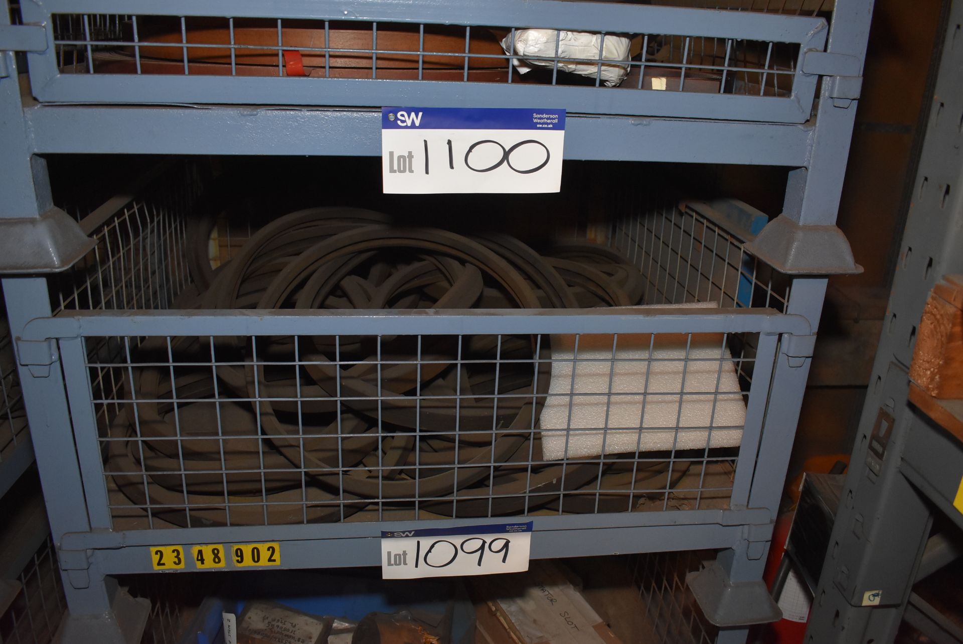 Box Pallet, with contents including rubber gasket (please note this lot is part of combination lot - Image 2 of 2