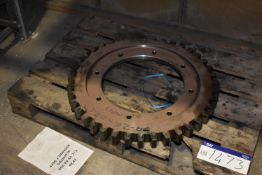 Steel Geared Ring, FP035 (please note this lot is part of combination lot 1507)Please read the