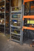 Five Steel Stillages, with steel elbow joints (please note this lot is part of combination lot