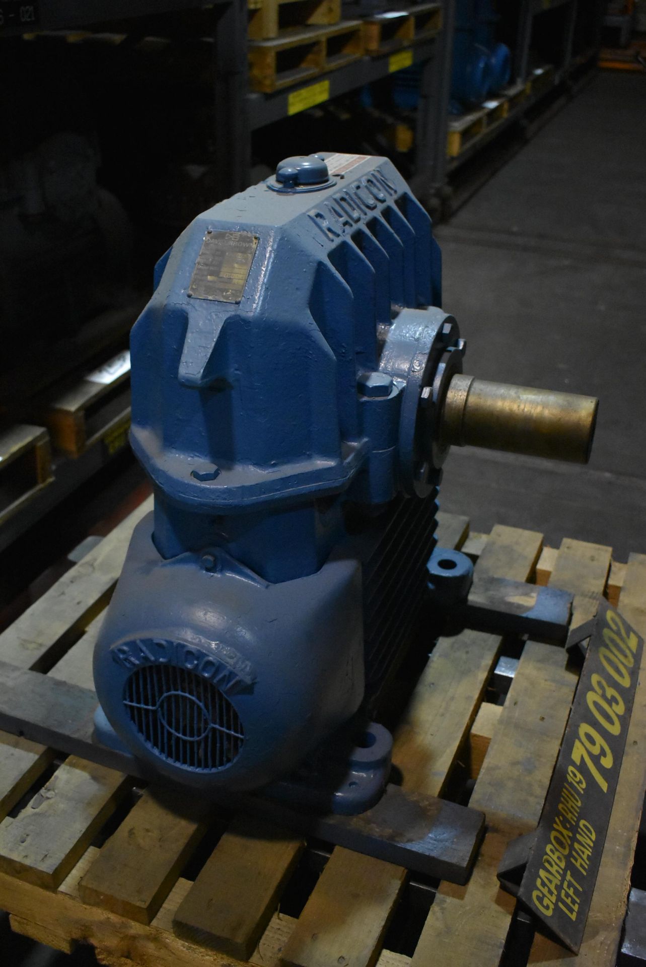 Radicon 7BU10 Gear Box, order no. R570579/71, 22:1 ratio (73-03-002) MS-MP017 (please note this