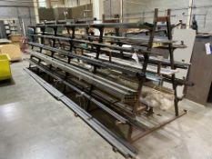 ‘A’ Frame Stock Rack & Contents Inc Lengths of Ste