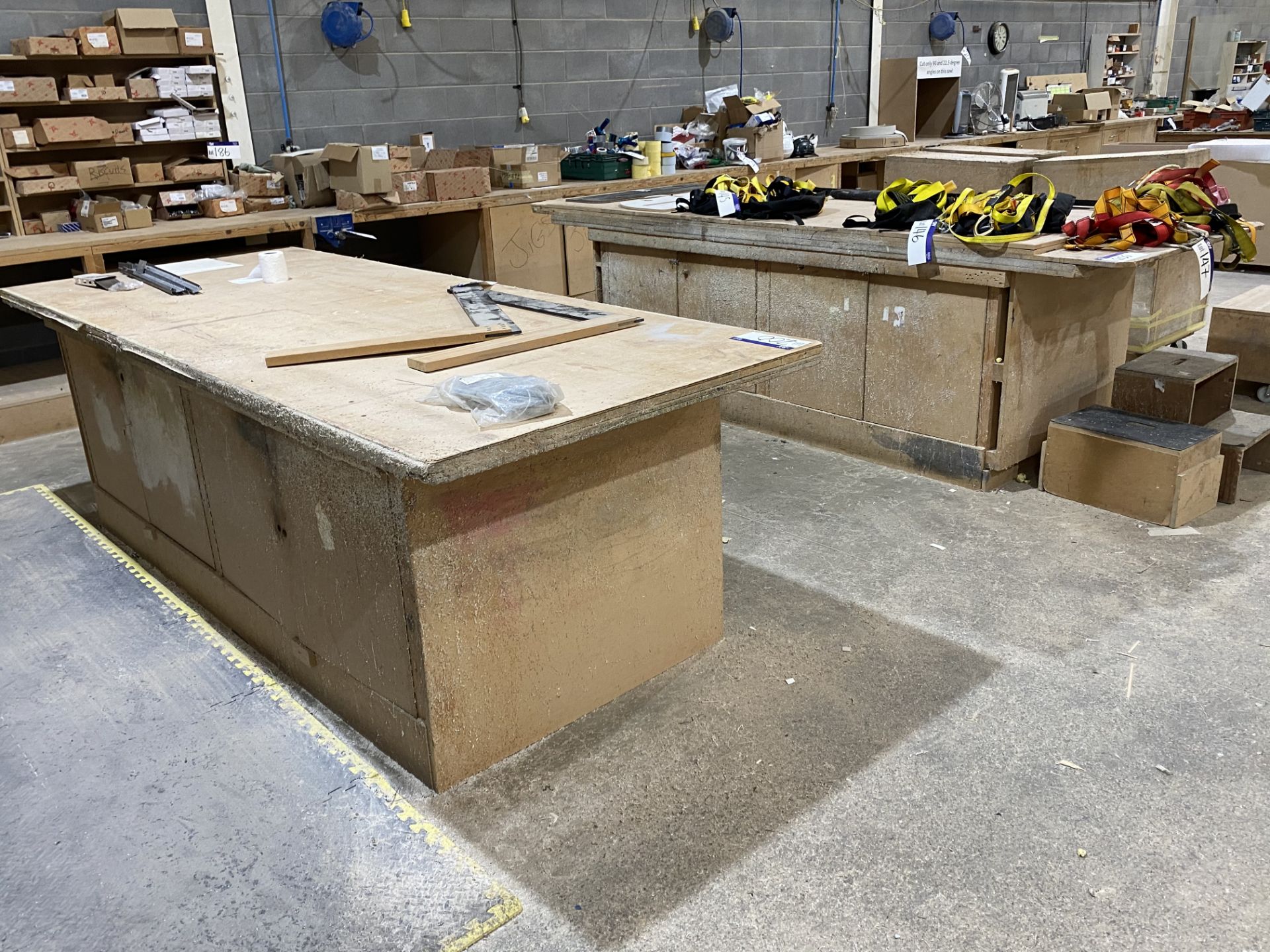 Two MDF Workbenches