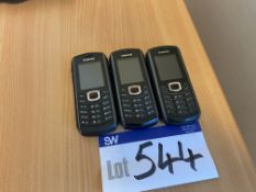 Three Samsung GT 82710 Mobile Phones (No Chargers)