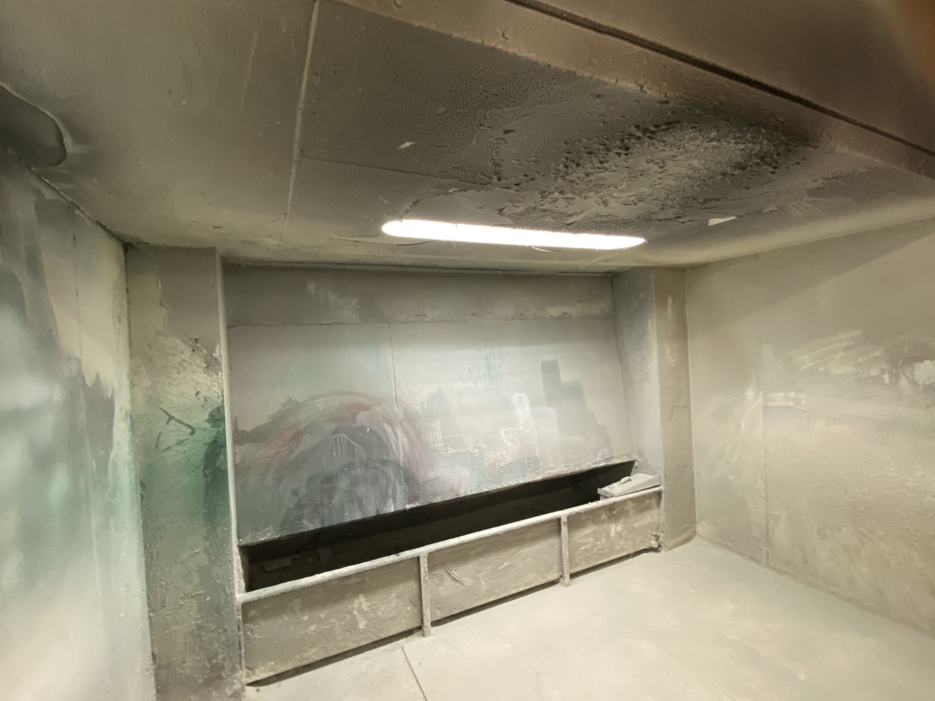 Galvanised Steel Wet Back Spray Booth, 4m x 2m - Image 4 of 5