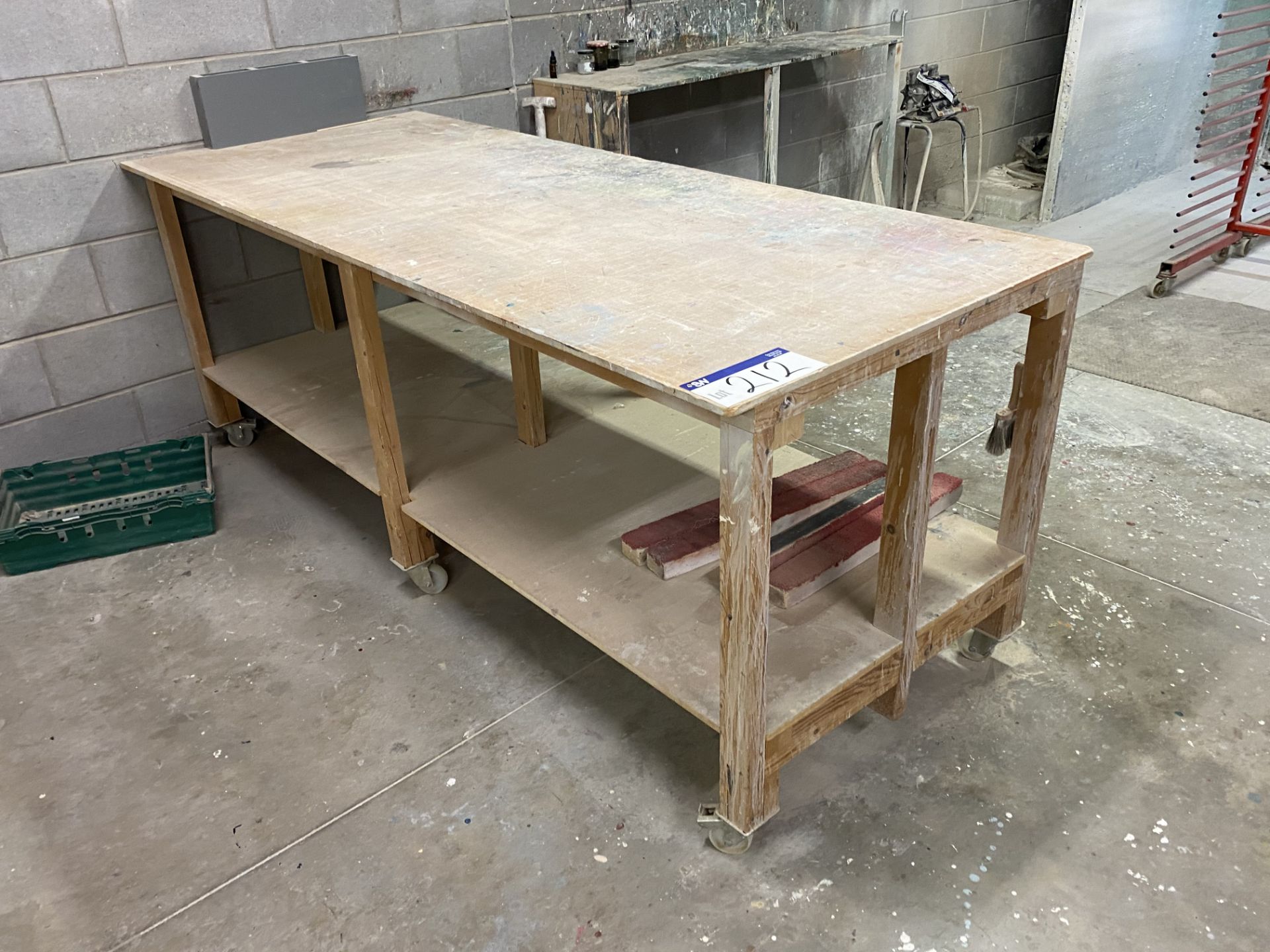 Two Mobile MDF Workbenches