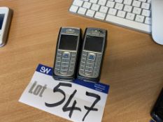 Two Nokia 6230i (Vodafone) Mobile Phones (No Charg