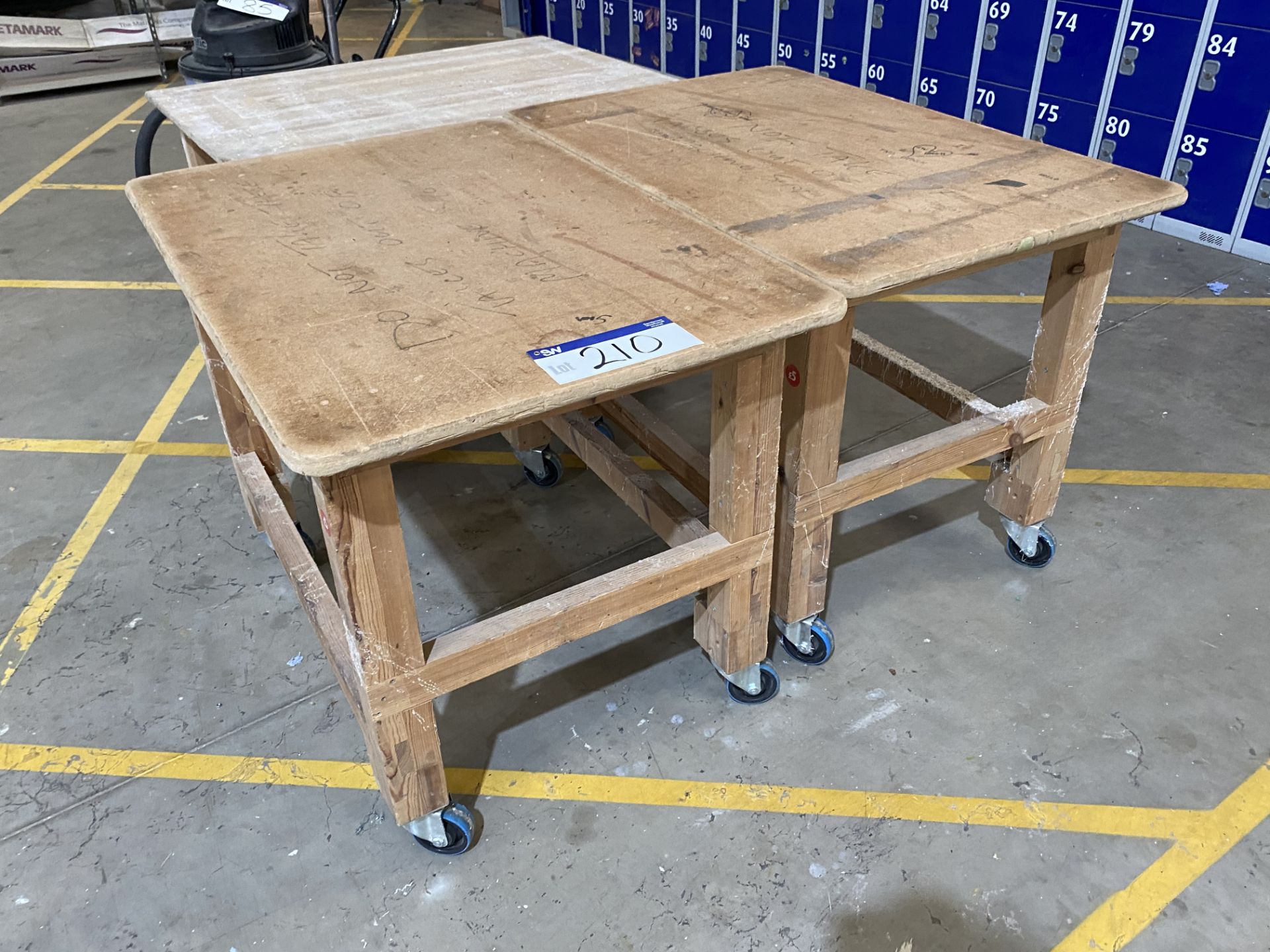 Three Mobile Workbenches