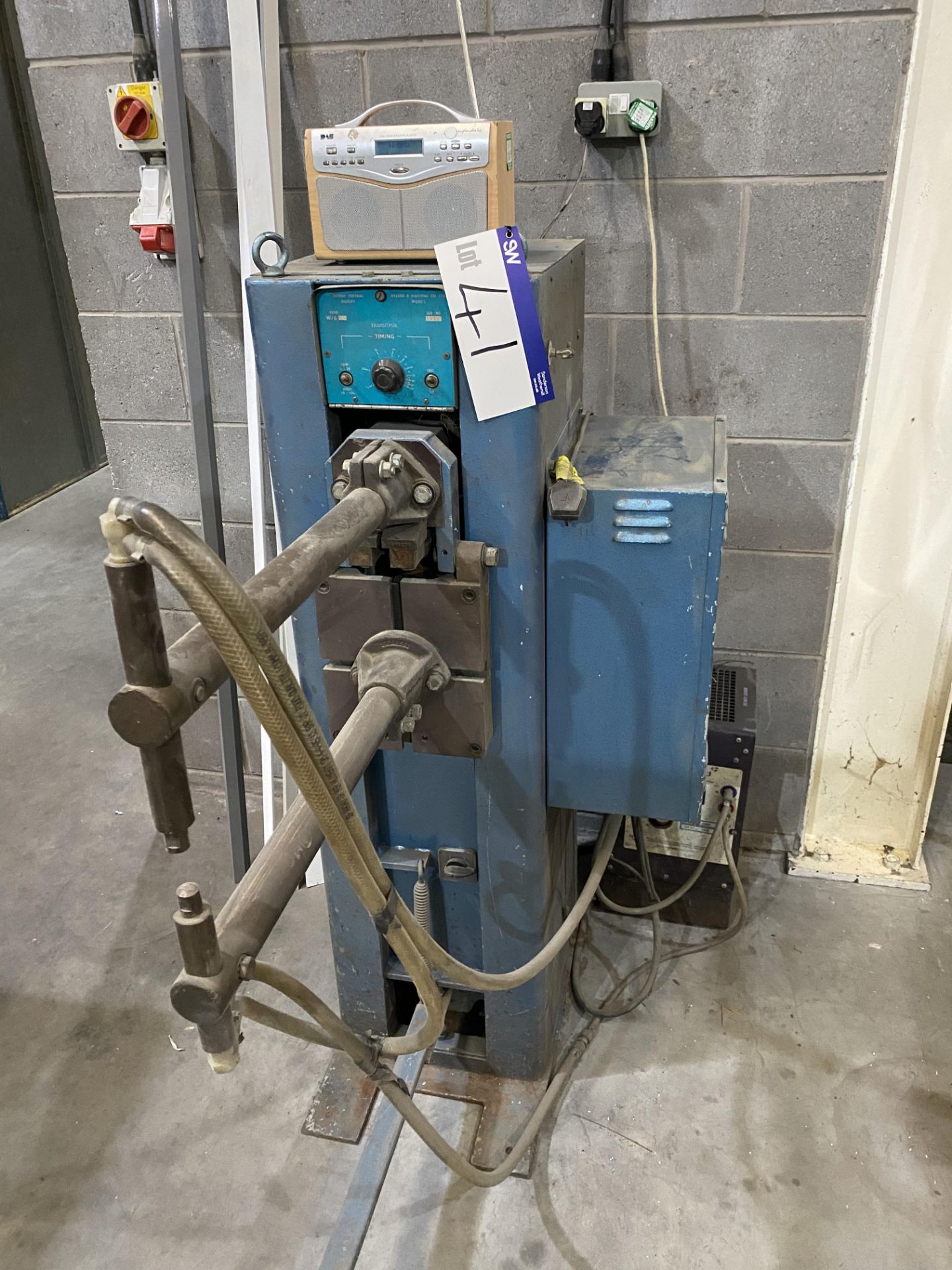 British Federal W/6 25 kVA Spot Welder, serial no.