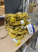 Eight 110V Extension Cables