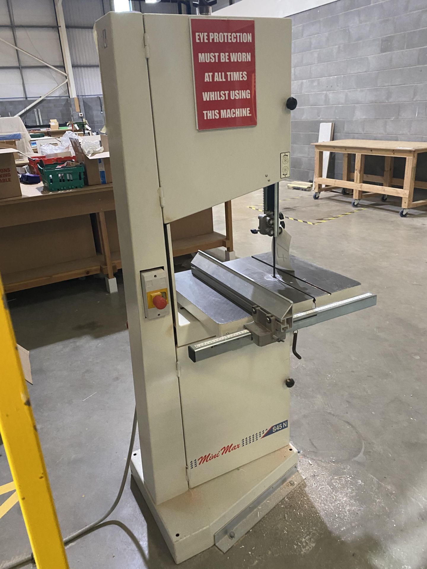 SCM Minimax S45N Vertical Bandsaw, serial no. KK/0 - Bild 4 aus 5