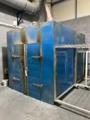Riello 40 Gas Fired Curing Oven, 2.5m x 4m c/w 4 M