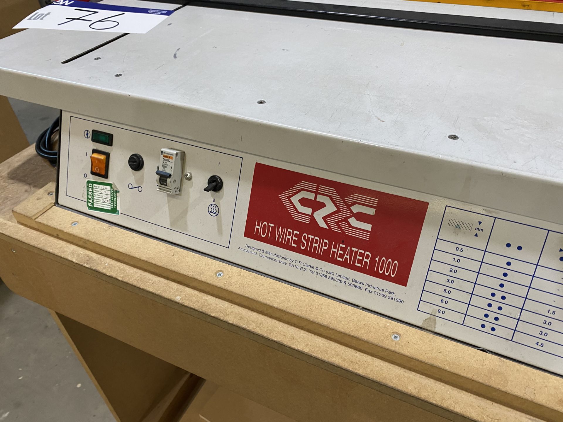 CRC 1000 Hot Wire Strip Heater - Image 3 of 3