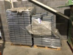 Approx. 265 Grey Plastic Stacking Boxes