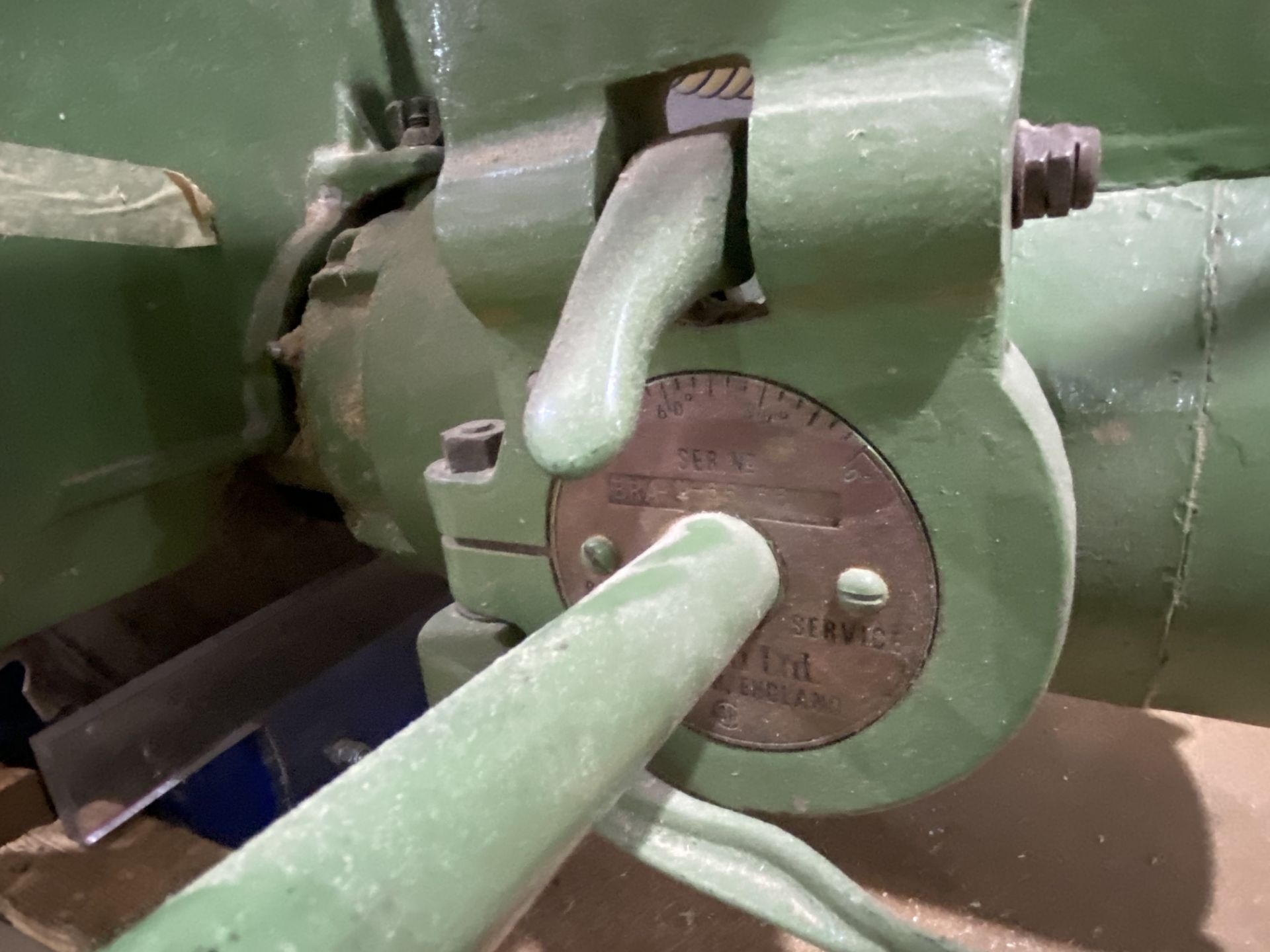 Wadkin Bursgreen BRA Radial Arm Crosscut Saw, seri - Image 4 of 4