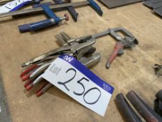 Five Adjustable Clamps