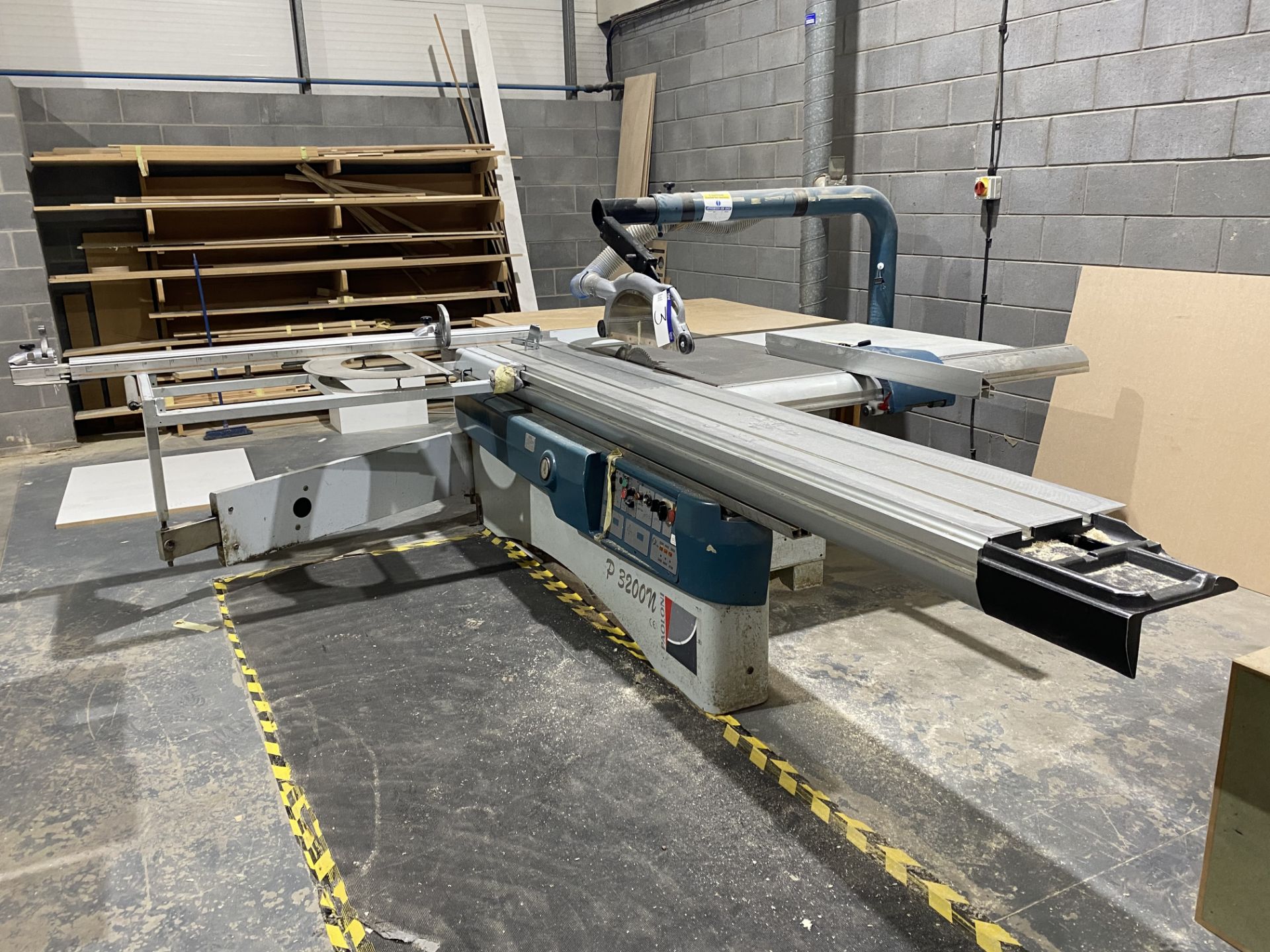 Paoloni P3200m Panel Sizing Sawbench, serial no. 6