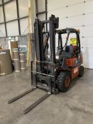 Nissan U002A25PQ LPG Forklift Truck, Chassis No U0