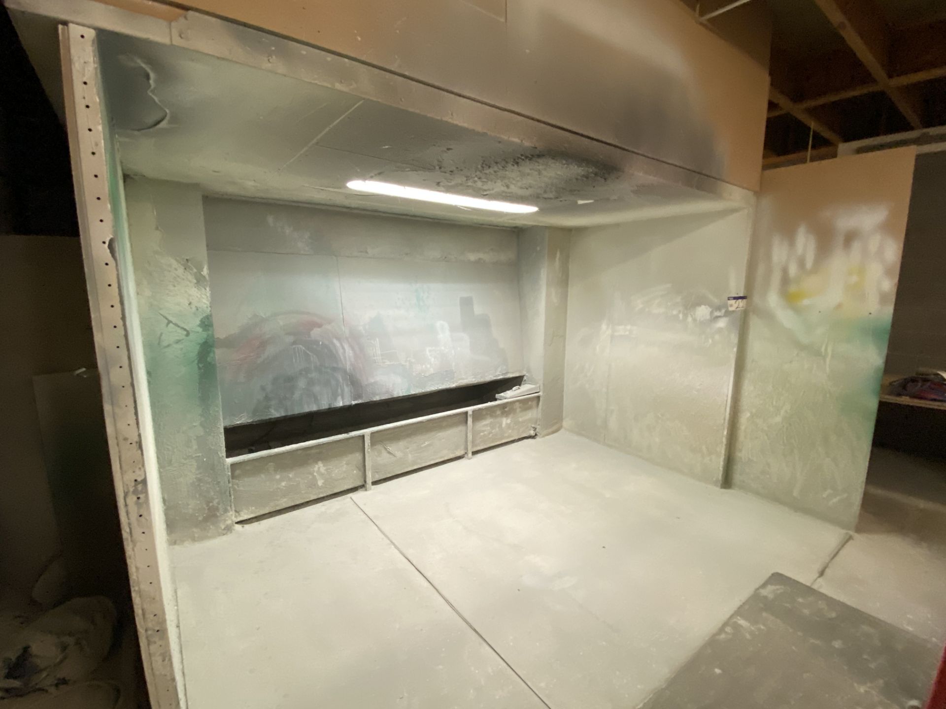 Galvanised Steel Wet Back Spray Booth, 4m x 2m - Image 3 of 5