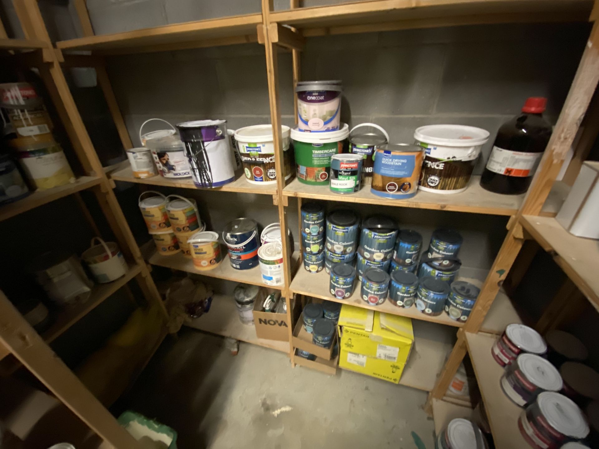 Contents to paint store inc paint, wood stain, thi - Image 2 of 5