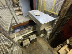 Lock MET30+ METAL DETECTOR CONVEYOR, serial no. CV165RJ58, aperture approx. 750mm x 300mm; with