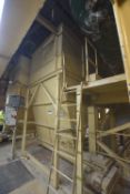 3 tonne Welded Steel Pre-Press Bin, approx. 2m x 2m x 3.5m deep overall (no level sensors) (lot