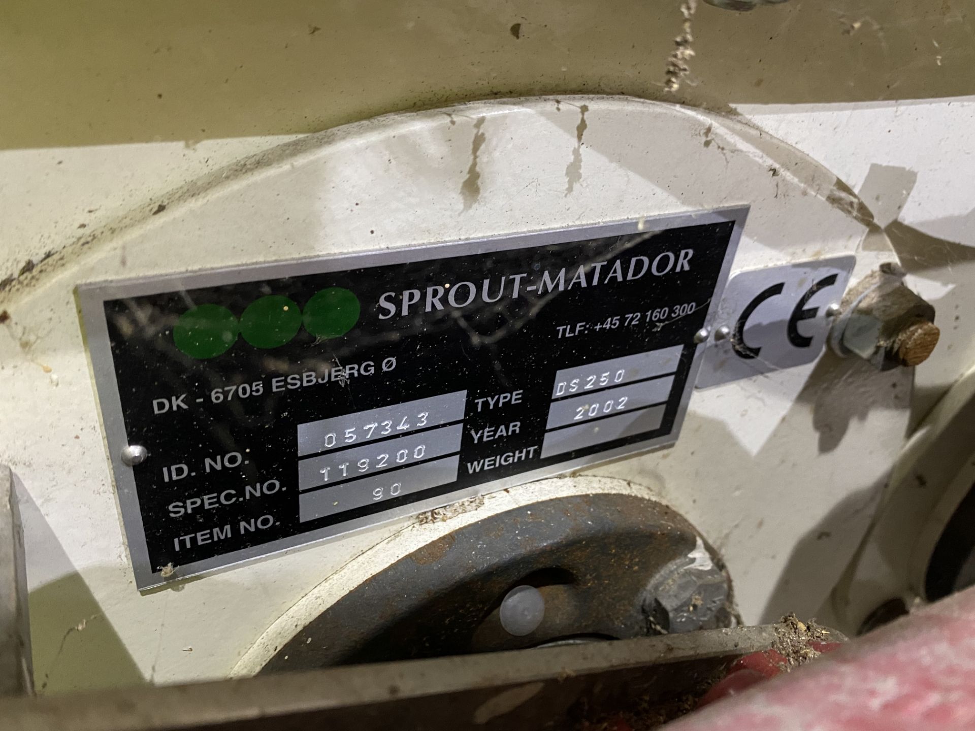 Sprout Matador MULTIMILL 1000B HAMMER MILL, serial no. 056979, spec. no. 0119200, year of - Image 11 of 21