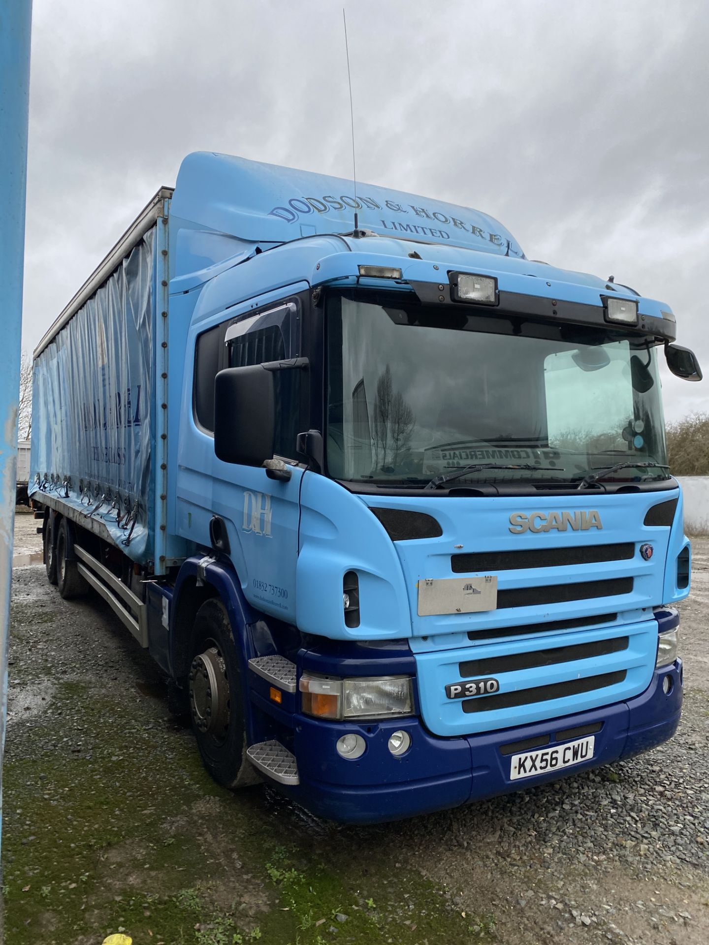 Scania P310 6x2 CURTAINSIDE TRUCK, registration no. KX56 CWU, date first registered 23/11/06, 1, - Image 4 of 12