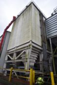 SIX COMPARTMENT TWIN WALL RAW MATERIALS STORAGE BIN, (each bin understood to have 55 tonne