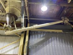 Approx 200mm dia. Auger Conveyor, approx. 5m long with electric motor (lot located at Ringstead