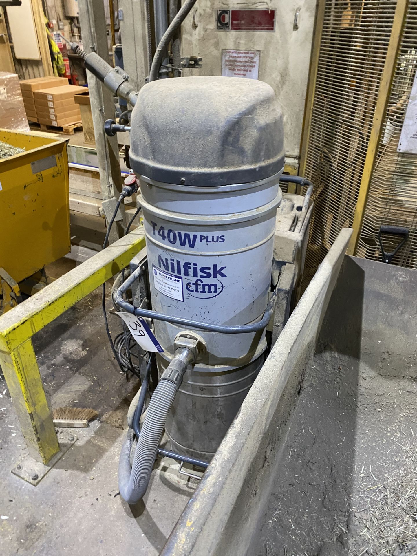 Nilfisk CFM T40W Plus MOBILE CENTRAL VACUUM UNIT, serial no. 3820150500112, with steel central - Image 2 of 4
