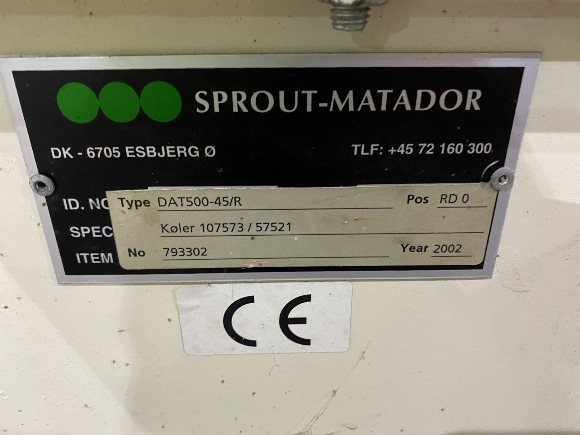 Sprout Matador MULTIMILL 1000B HAMMER MILL, serial no. 056979, spec. no. 0119200, year of - Image 19 of 21