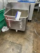 Used 200 Litre Tote Bin, with shute, lift out char