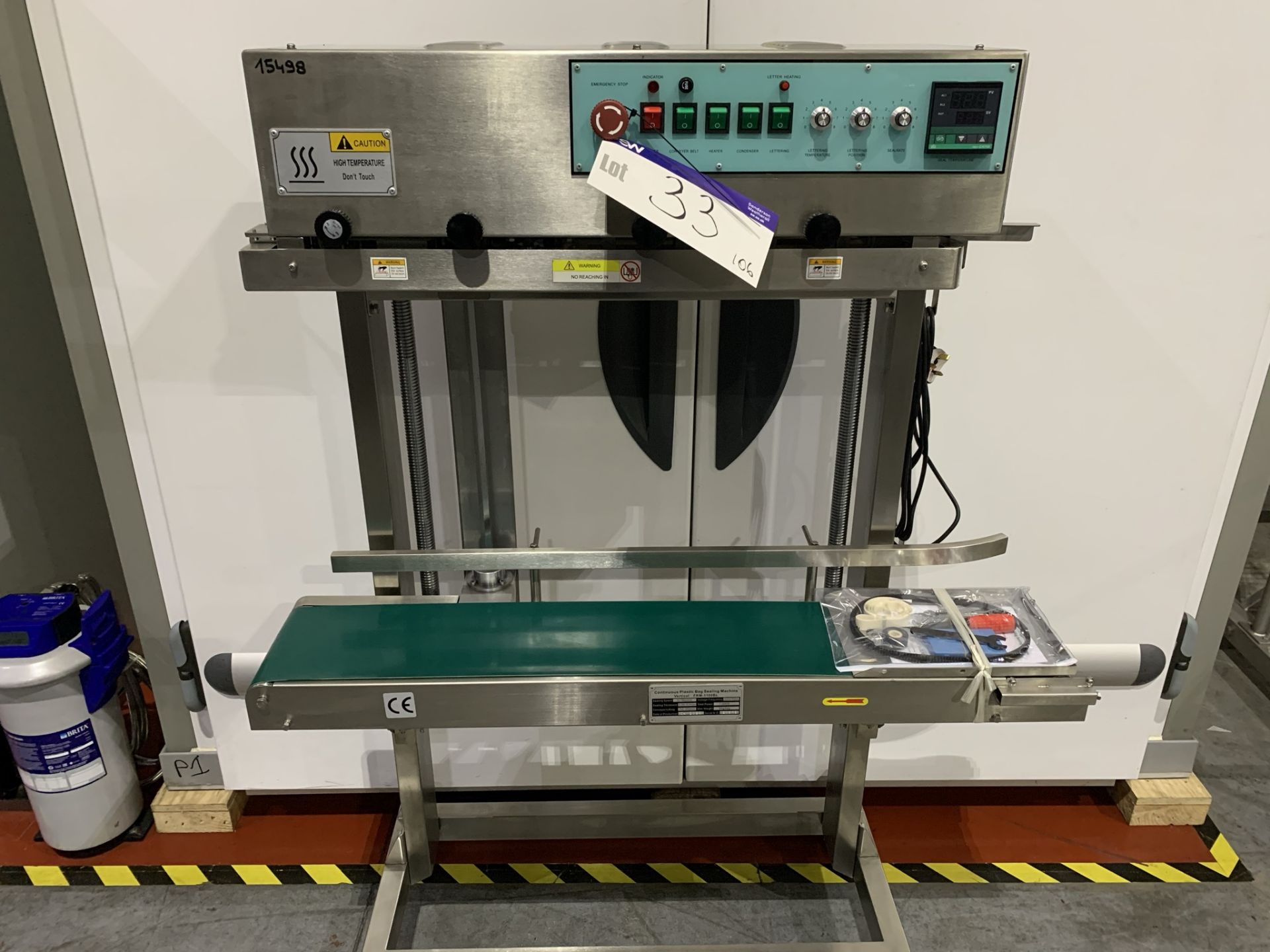 FRM-1100BL Plastic Bag Sealing Machine, approx. 1.