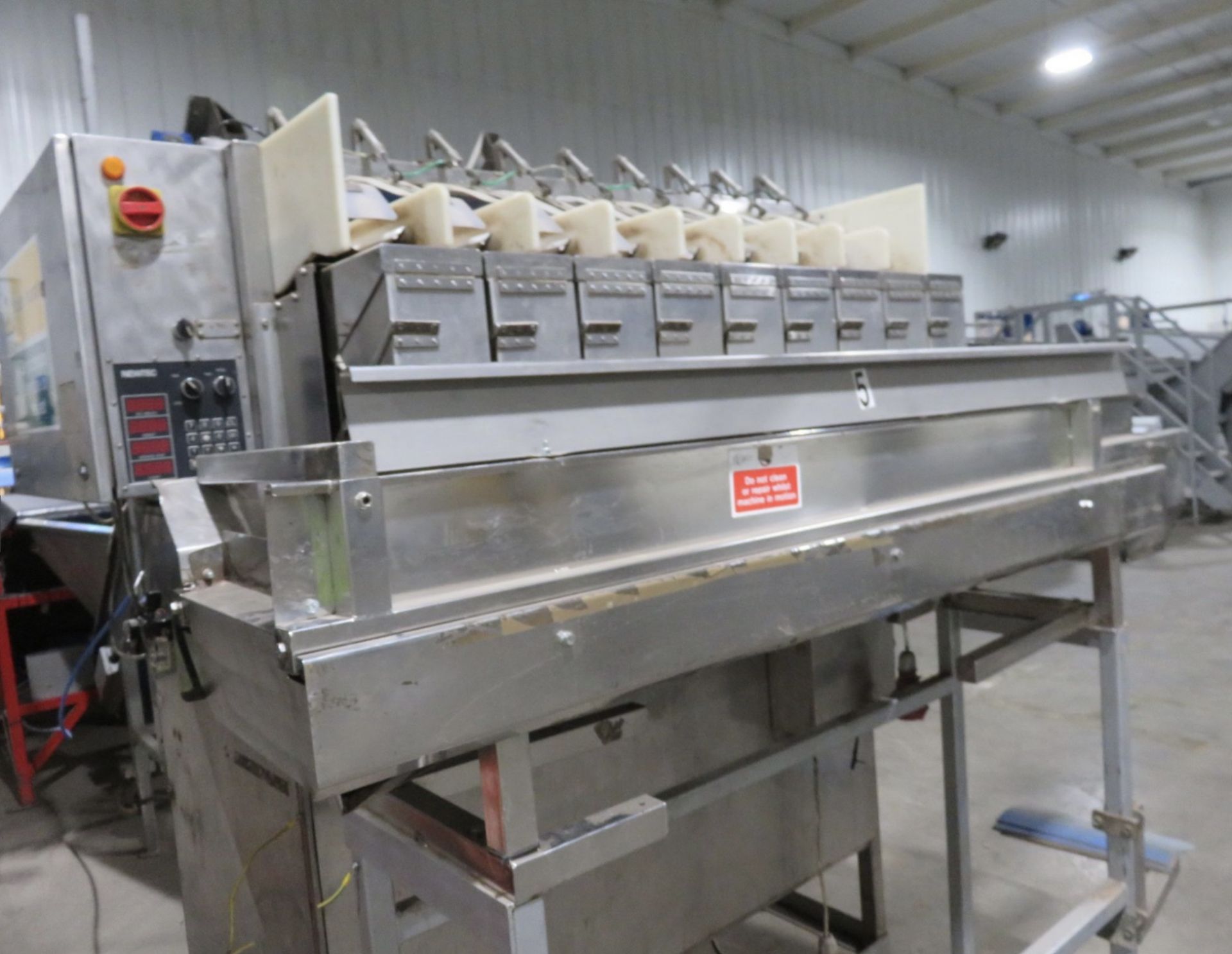 Newtec 2009/VB400CC Nine Head Weigher, overall dim - Image 3 of 5