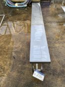 Stainless Steel Bench, approx. 0.5m high x 2m long