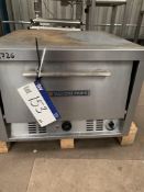 P22 Bakers Pride Two Shelf Stone Oven, serial no.