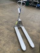 Stainless Steel Pump Up Truck, approx. 0.54m x 1.6