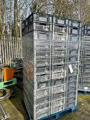 Approx. 65 Plastic Trays, mainly approx. 0.56m x 0