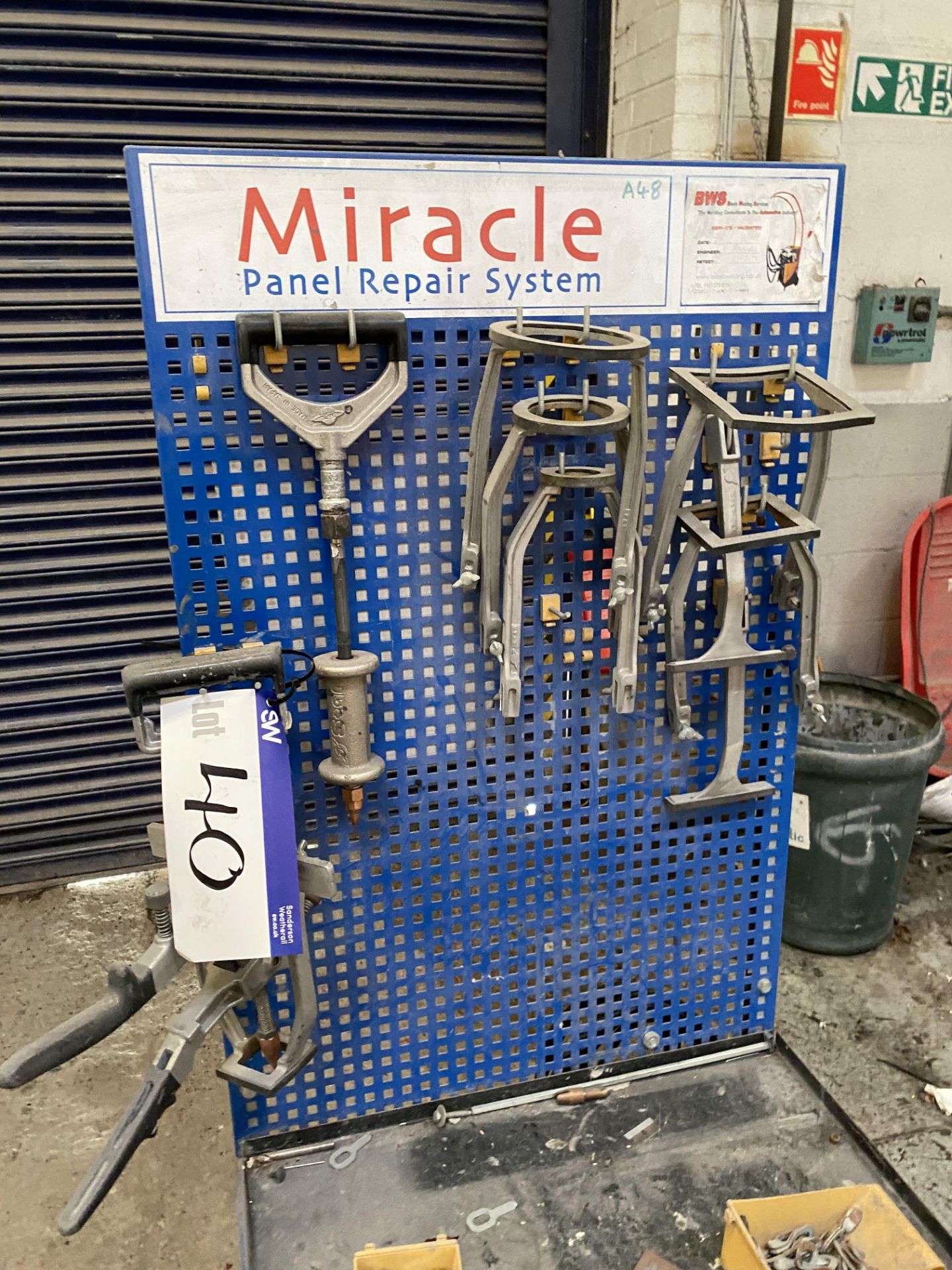 Power Space TEC Miracle Panel Repair System, with trolley, tooling and Miracle Stud MS-7 spot - Image 2 of 3