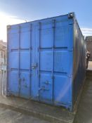 20ft Steel Shipping Container (contents excluded)